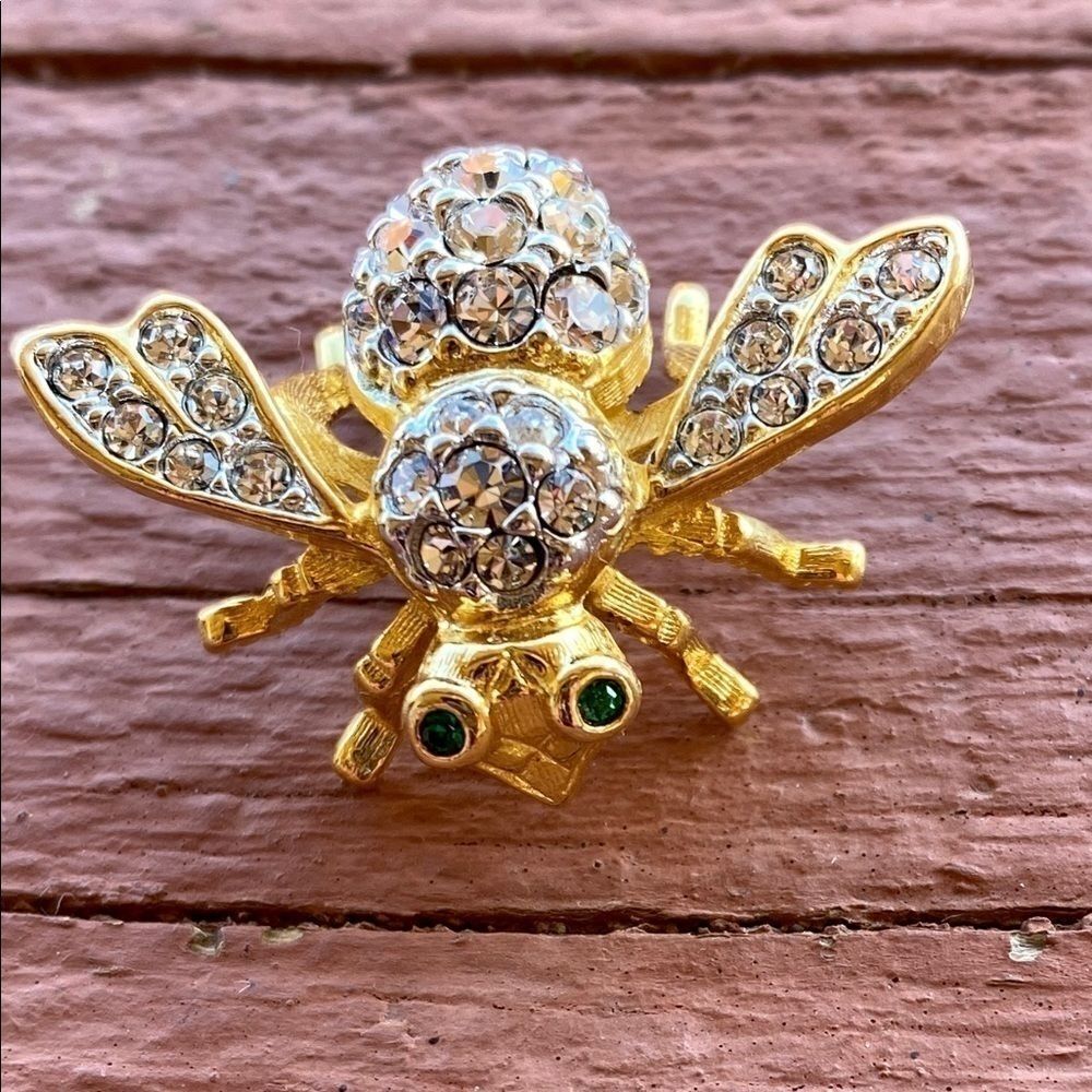 JOAN Rivers Rhinestone Bumblebee Brooch 🐝 - Picture 14 of 16